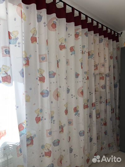 Штора для детской комнаты