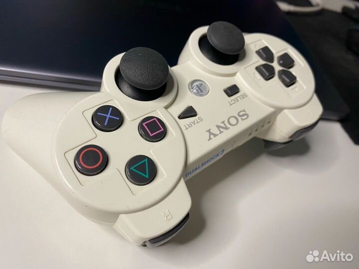 Джойстик PS3 оригинальный белый