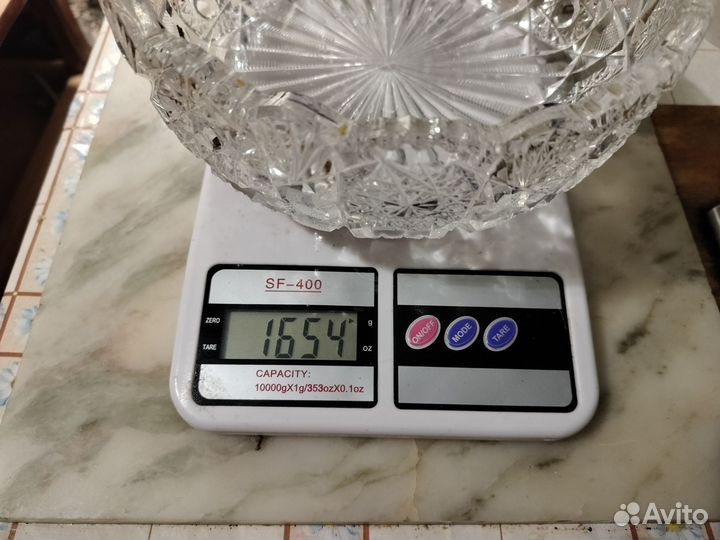 Хрустальная ваза СССР
