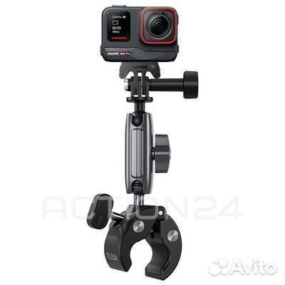 Крепление Telesin Краб эксцентрик на трубу с адапт