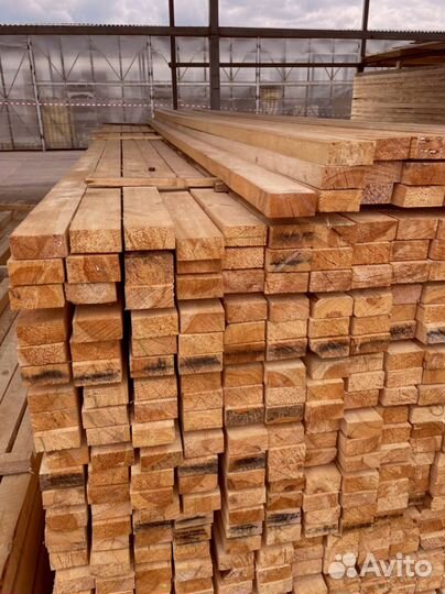 Доска обрезная 40х100х6000мм