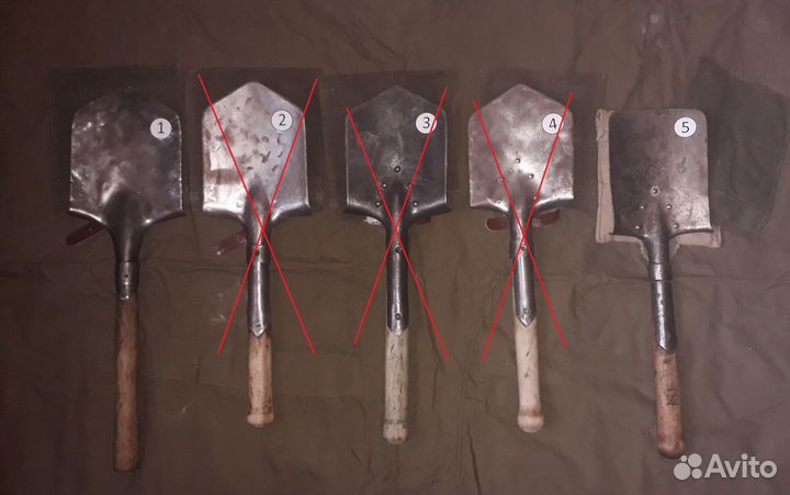 Малая пехотная лопатка с чехлом