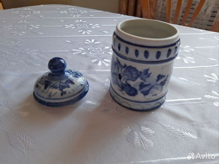 Посуда Гжель, СССР, ручная работа