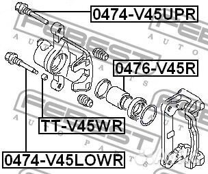 Поршень суппорта тормозного заднего