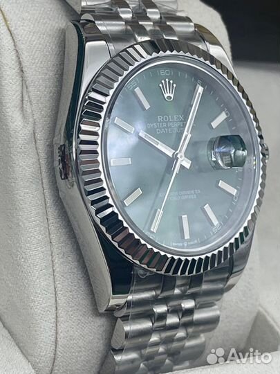 Часы Rolex datejust green механические