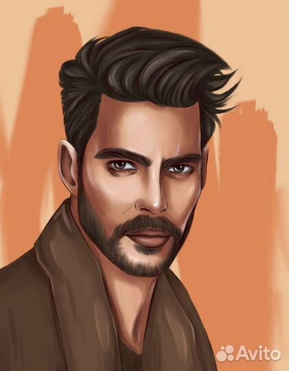 Арт, рисунок, портрет, картина, логотип