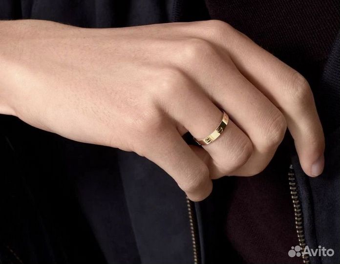 Золотое кольцо cartier love