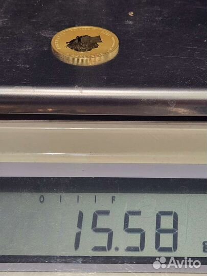 Золотая монета 999