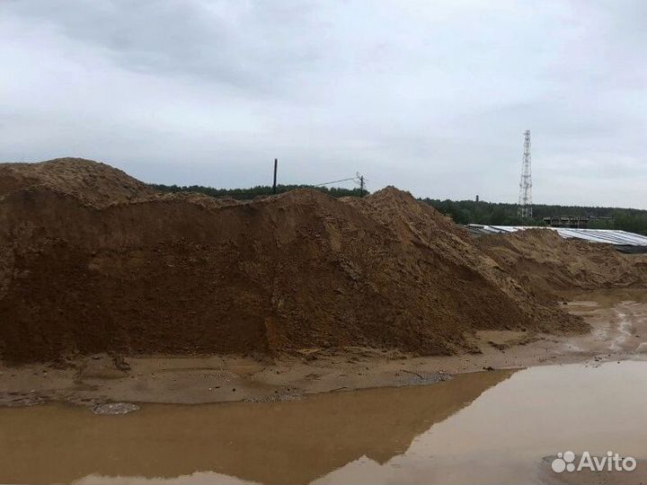 Песок карьерный