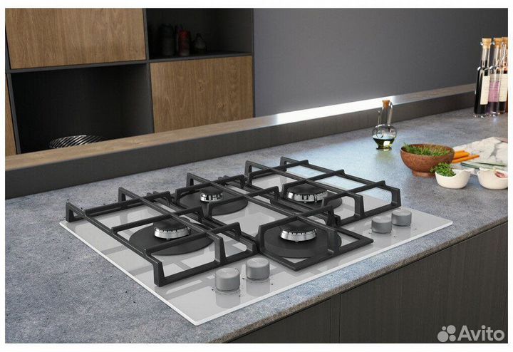 Варочная панель газовая Hotpoint Hags 61F/WH