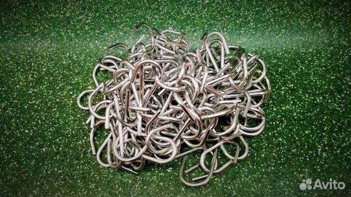 Крючки для коптильни из нержавейки 100 штук