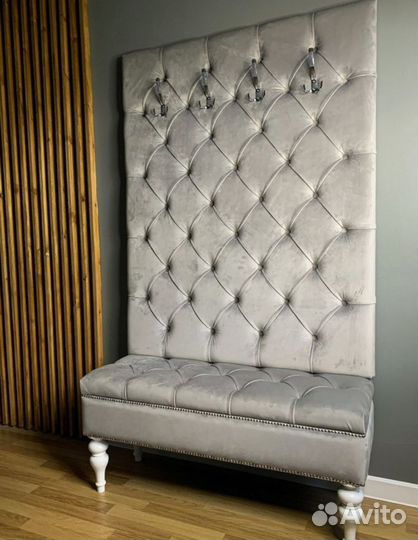 Банкетка с вешалкой