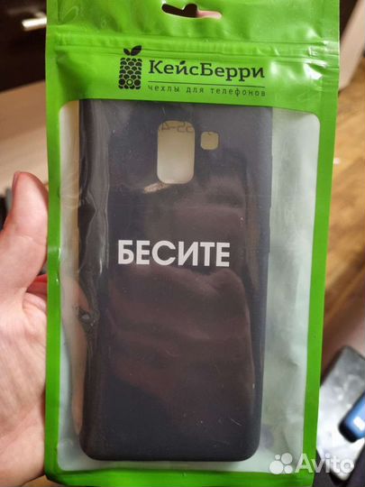 Силиконовый чехол для samsung a8+ 2018