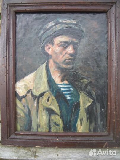 Портрет сталевара. 58г. Соцреализм