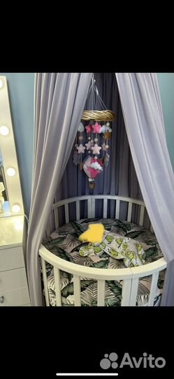 Мобиль в кроватку музыкальный