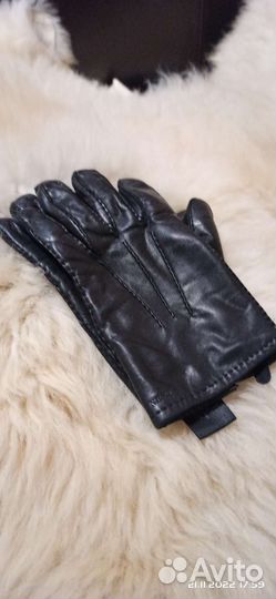 Перчатки мужские зимние натуральная кожа