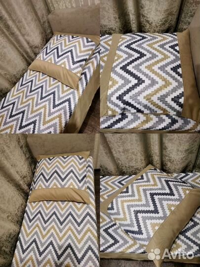 Комплект шторы покрывало наволочка