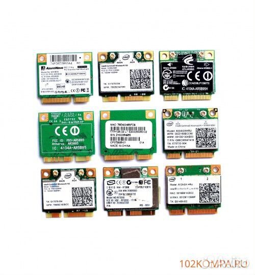 Модули Wi-Fi mini PCI-E, в ассортименте