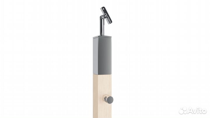 Стойка ограждения 40х40х950 мм нержавеющая сталь