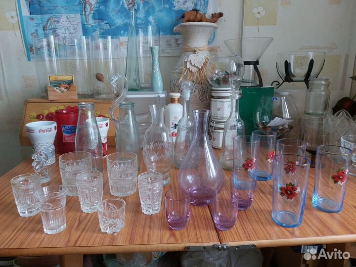 Фужеры, рюмки, бокалы, графины, кружки пивные СССР