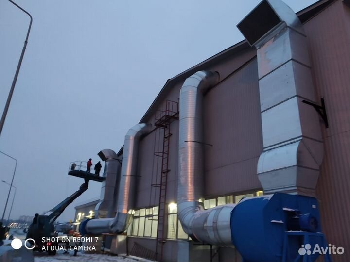 Монтаж вентиляции и системы кондиционирования