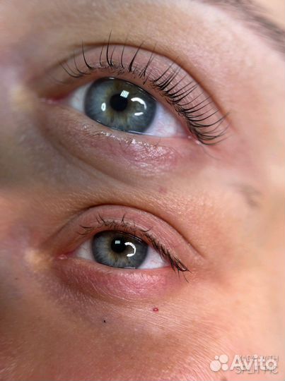 Ламинирование ресниц+ботокс+окрашивание