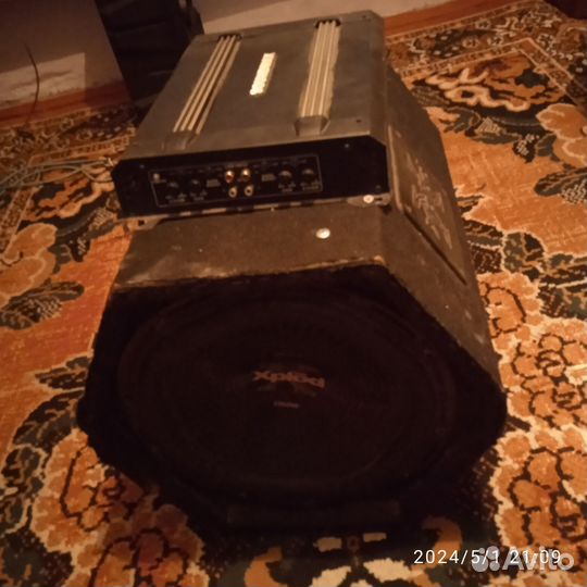 Самбуфер автомобильный sony, 4 канальный усилитель