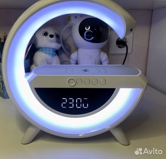 Умный будильник, часы, bluetooth колонка, ночник