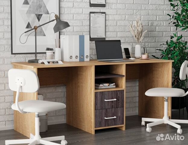 Стол письменный для двоих