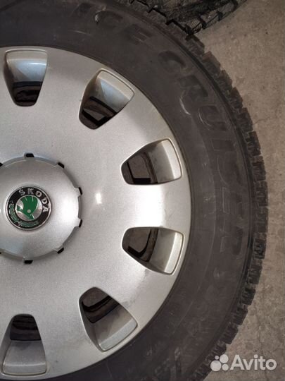 R15 5*100 комплект колес зима Bridgestone