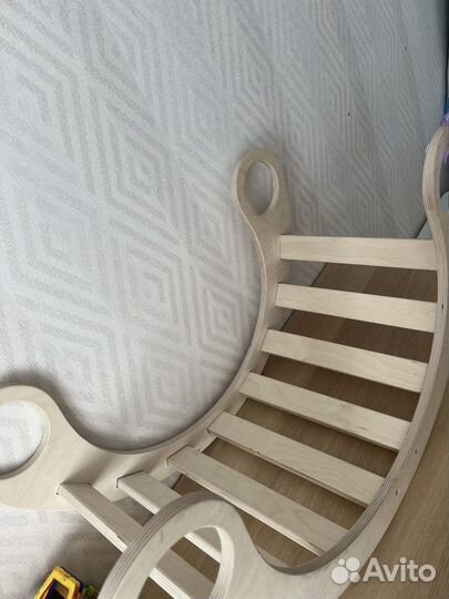 Качалка деревянная