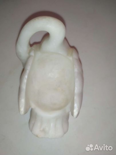 Статуэтка лебедь пепельница времен СССР мрамор