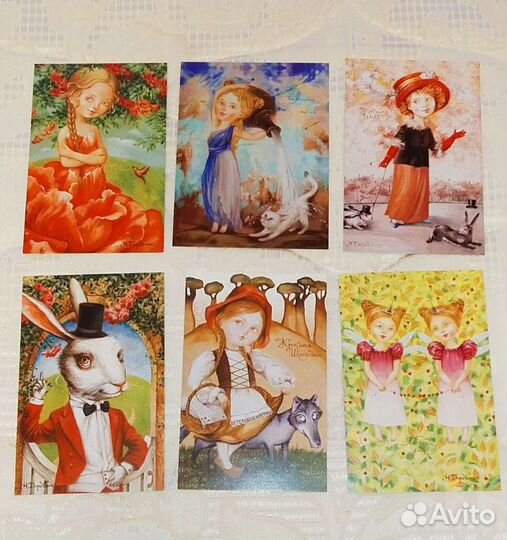 Открытки коллекционные Наталья Деревянко