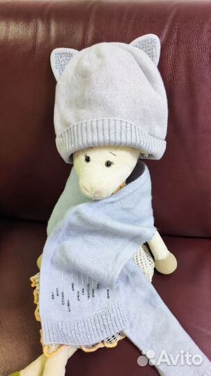 Комплект шапка и шарф для девочки Италия