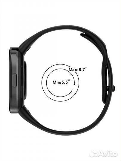 Силиконовый ремешок для смарт-часов Redmi Watch 3