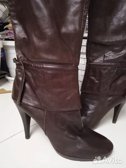 Сапоги,натуральная кожа Nine West