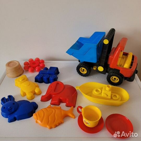 Детские игрушки для песочницы пакетом
