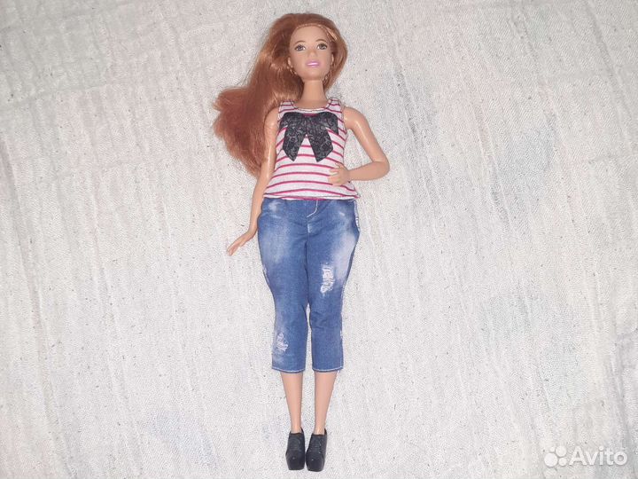 Кукла барби пышка plus size