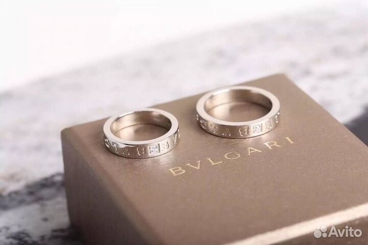 Кольцо Bvlgari Logo - Оригинальное качество