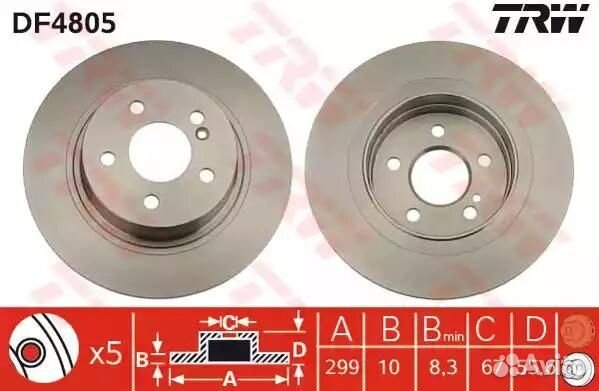Диск тормозной