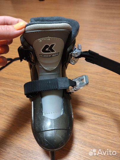 Коньки детские раздвижные 30-33 размер