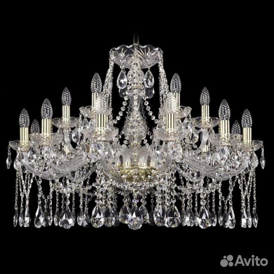 Bohemia Ivele Crystal 1413/12+6/300 G 1413 Gold по