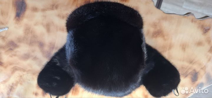 Шапка ушанка норковая мужская