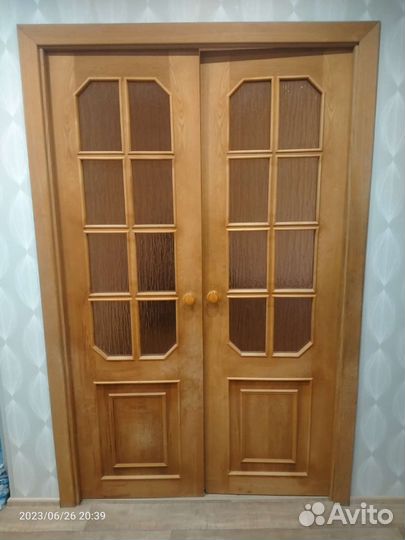Двери межкомнатные бу двойные