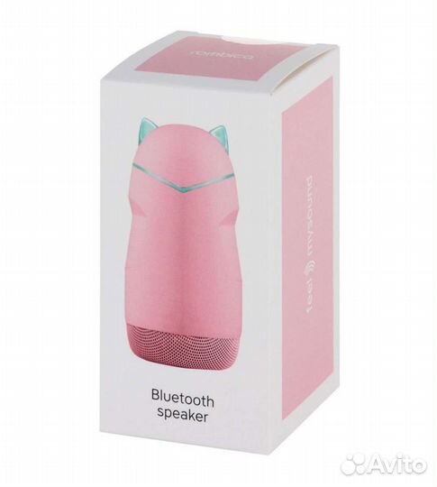 Портативная колонка Rombica Mysound Kitty(розовая)