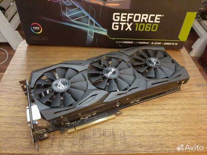 Gtx 1060 6 gb asus strix