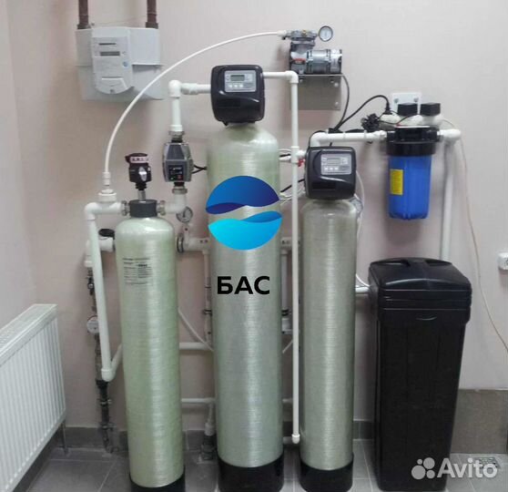 Фильтр обезжелезивания и умягчения воды 1056