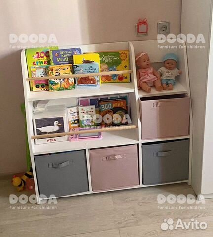 Стеллаж для книг и игрушек Bummi 5 Монтессори