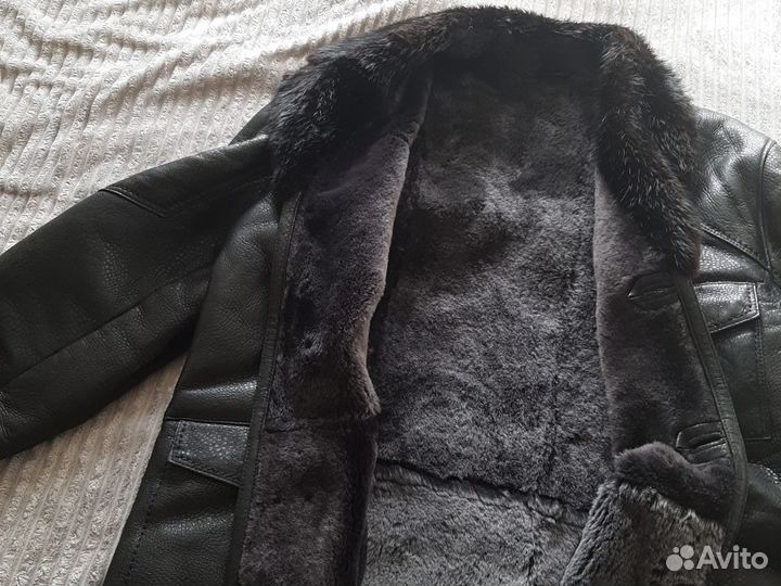 Дубленка натуральная мужская 52 54