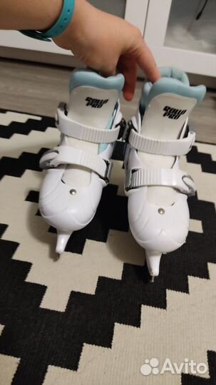 Коньки детские раздвижные р.29-31